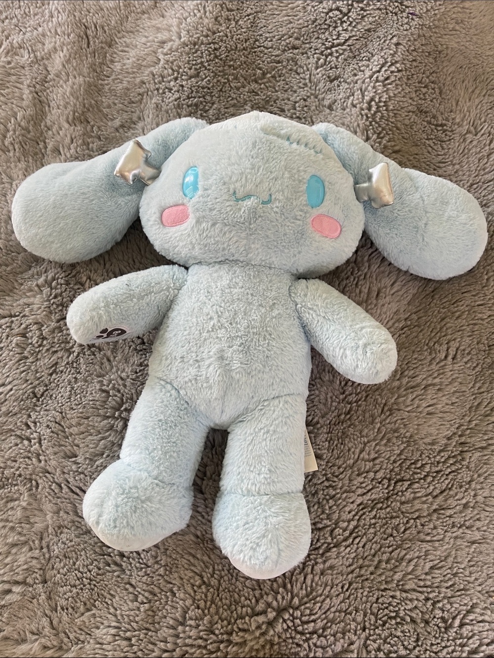 Build A Bear Cinnamoroll-Inspired Plush Toy Light Blue Soft Bunny for Kids